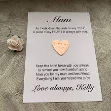 Personalised Mother Of The Bride Keepsake Wedding Day Gift Etsy Mum Wedding Gifts Bride Gifts Wedding Keepsakes