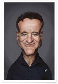 Tour our photo gallery of robin williams movies. Robin Williams Karikatur Poster Juniqe