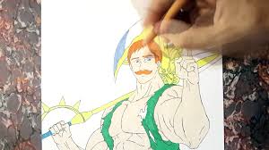 The seven deadly sins was originally created by nakaba suzuki for kodansha's weekly shonen magazine in 2012. Dessin Seven Deadly Sins Escanor Drawing Escanor From The Seven Deadly Sins Youtube They Were Framed For Murdering The Great Knight But Throughout The Story We Knew That This Was