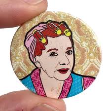Wholesale Bungle Loves Divine Rainbow Jon Waters Button Pin Badge for your  shop