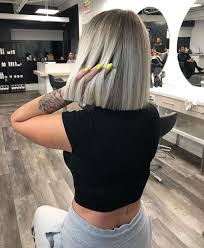 A short blonde hairstyle is the perfect fresh new look for 2020. Pin By Whitney Hodgdon On Hair In 2020 Blunt Hair Hair Lengths Hair Styles