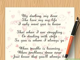 How To Write A Love Poem 11 Steps With Pictures Wikihow