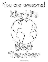 Feel free to print and color from the best 38+ thank you teacher coloring pages at getcolorings.com. You Are Awesome Coloring Page Teacher Appreciation Quotes Teacher Appreciation Printables Teacher Appreciation
