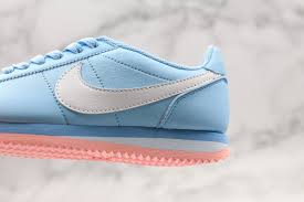 Nike cortez men's • white/metallic silver/black leather $75.00. Nike Cortez Basic Sl Psychic Blue White Pink Shoes Ah7528 400 Sepsport