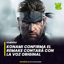 Konami confirmó que el remake de Metal Gear Solid 3 marcará el regreso del  actor David Hayter como la voz de Big Boss