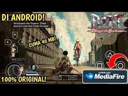 Softonic review cool game for manga fans. Download Game Attack On Titan Wings Of Freedom Di Android Youtube
