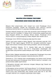 Objektif penubuhan memperkasa kesepaduan sosial dalam kepelbagaian budaya dan agama Berita Tv9 Malaysia Dipilih Sebagai Tuan Rumah Bagi Facebook