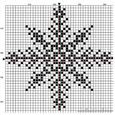 snowflake 2 free pattern for your winter decor