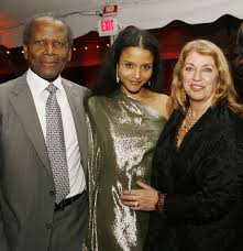 Actor sidney poitier's life has been a series of firsts. in 1958, he was the first black actor the youngest of seven children, sidney poitier was born three months premature while his bahamian. Hollywood Legend Sidney Poitier And His Wife Have An Incredibly Beautiful Daughter