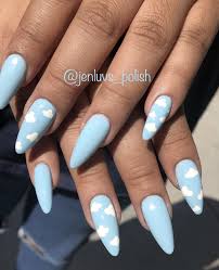 Pin By ð–'ð–Šð–‰ð–šð–˜ð–† On Nail Art In 2020 Almond Acrylic Nails Best Acrylic Nails Blue Acrylic Nails Acrylic nail shapes summer acrylic nails white nails summer nails nail art designs short nail designs nail polish designs acrylic nail designs.