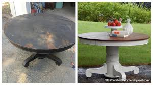 Browse photos of kitchen design ideas. Number Fifty Three Gorgeous Stained Painted Round Dining Table