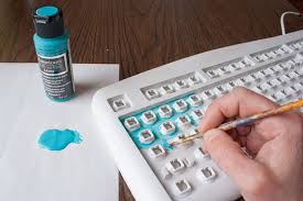 These keyboards are also available as a barebones diy kit (once you add in your own. Diy Colorful Computer Keyboard Chica And Jo
