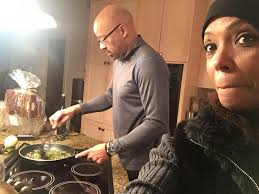 One of the many reasons I married this man. He cooks!!! Fresh back from our  honeymoon, he's fixing chili