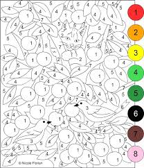 Do you like to color online? Free Color By Number For Adults Carinewbi
