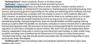 Washington State S Assisted Living Rules And Regulations An Overview