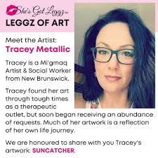 Tracey Metallic's Artistic Work and Social Work Background