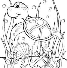 Simple Turtle Coloring Pages Ideas For Kids Turtle Coloring Pages Animal Coloring Pages Ocean Coloring Pages