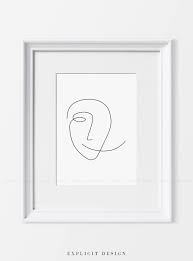 Enjoy and thanks for watching!tutorial resources: Abstract Face Printable One Line Print Black White Artwork Etsy In 2021 Abstract Faces Black And White Artwork Art