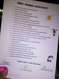 Birthday Gifts For Best Friend Boy Diy Bestfriend Contract Diygiftsforbestfriend Boy Best Friend Gifts Scrapbook For Best Friend Gifts Forbest Friend