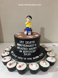 Anniversary cake design fejre en særlig jubilæum med en kage! Charm S Cakes Death Anniversary Custom Cake
