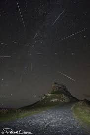 Lindisfarne Perseid Meteor Shower Night Sky Photos Meteor Shower
