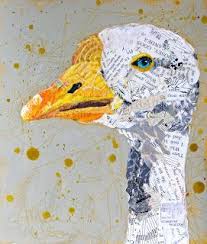 Paper Paintings Art Quilts Bird Art Art Projects