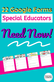 Special Education Digital Data Forms Positively Learning Positive Learning Data Collection Special Education Special Education Data