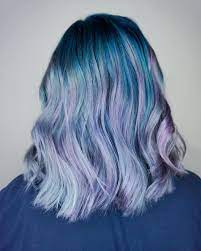 No Joke This Blurple Hair Is So Icy It S Helping Us Cool Down In This Heat Kylierosehairartist Used Af Blues Purples And P Hair Pastel Hair Purple Hair