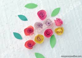 Have you ever made paper flowers? Diy Rolled Paper Roses Valentines Day Or Mother S Day Card Easy Peasy And Fun