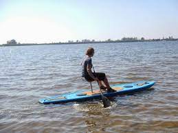 hybrid stand up paddle board with seat by sik boardz