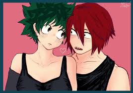 Kirishima X Deku Couple In 2020 Girls Cartoon Art Kirishima Hero Academia Characters