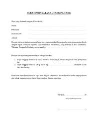 Untuk membuat surat pernyataan hutang atau pembayaran cicilan hutang ini sangatlah mudah. Contoh Surat Kuasa Utang Piutang Bersama