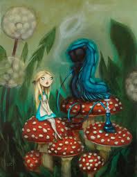 костюм гусеницы из алисы в стране чудес своими руками Advice From A Caterpillar By Krista Huot Www Kristahuot Com Artbuki Skazki Tim Berton