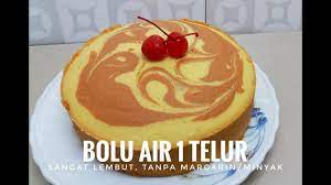 Khusus untuk merayakan yang istimewa bersama 200 gr terigu protein sedang. Bolu Air Irit 1 Telur Tanpa Margarin Dan Tanpa Minyak Tetap Lembut Youtube