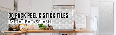 Embossed metal panels give your ceilings an authentic vintage look. 30 Sheets Peel Stick Backsplash Tile 3d Self Adhesive Tile Sticker For Kitchen Ebay