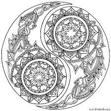 Yin yang coloring pages are a fun way for kids of all ages to develop creativity, focus, . Yin Yang Coloring Page Mandala Coloring Pages Coloring Pages Mandala Coloring
