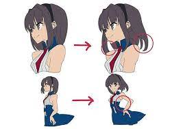 動きのある絵を作る５つのテクニック イラストの描き方 シルエットに動きをつける 3 3 5 techniques to draw dynamic drawings illustration tutorial open up si drawing techniques drawings drawing people
