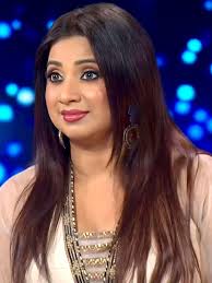 Vibrant illustration of Shreya Ghoshal in traditional attire