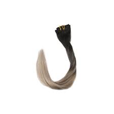 Full Shine Clip In Hair Extensions Balayage Color 7 Pcs 50g 100 Remy Human Hair Extensions Colorful Hair Dip Dyed Hair Stretched Length 14inches