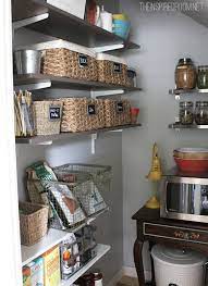 Add texture with woven baskets. How To Have Open Shelving In Your Kitchen Without Daily Staging The Inspired Room