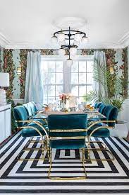 These Art Deco Dining Room Ideas Are For Fancy Dinner Parties Only Hunker Chic Dining Room Bohemian Dining Room Luxury Dining Room