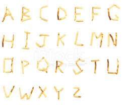 But the pronunciation can be very different due to intracies, silent letters, . Pommes Frittes Alphabet Xxxl Stock Photos Freeimages Com