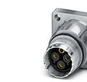 Phoenix Contact Circular Connector, 6 Contacts, Front, M17 Connector, Plug,  Male, IP67, ST Series