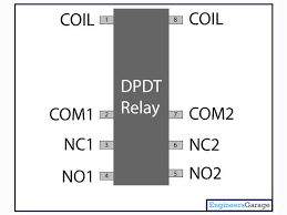 Dpdt Relay Switch Double Pole Double Throw Relay Relay Pole Doubles