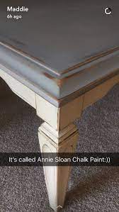 What kind of paint to use on coffee table? Painted This Small Coffee Table With Annie Sloan Chalk Paint The Grey On Top Is A Custom Color Blend O Painted Coffee Tables Diy Furniture Redo Redo Furniture