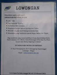 Pin On Lowongan Kerja
