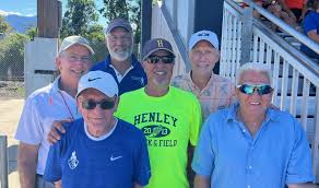 Congratulations to Elijah Palmer, who at Cottage Grove threw the FRESHMAN  CLASS RECORD in the Javelin. His throw of 148' 2” betters the prior  standard by 2”, held by Delbert Hansen. (Delbert