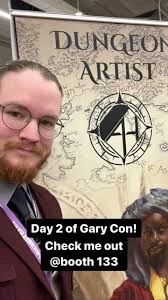 Gary con was incredible! I cant be happier with the reception and aupport i  recieved! Thank you all! #gaming #dnd #ttrpg #convention #con #garycon  #lakegeneva #dndtiktok #dungeonsanddragons ...