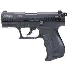 Bei der waffe handelt es sich um die legale halbautomatische version für deutschland mit ptb nummer. Walther P22 Schreckschuss Pistole 9mm P A K Bruniert Kotte Zeller