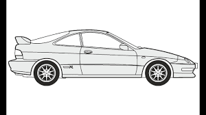 Our led trunk strips have a plug and play adapter that makes installation easier than you might expect. How To Draw A Honda Integra Type R Kak Narisovat Honda Integra Type R Youtube